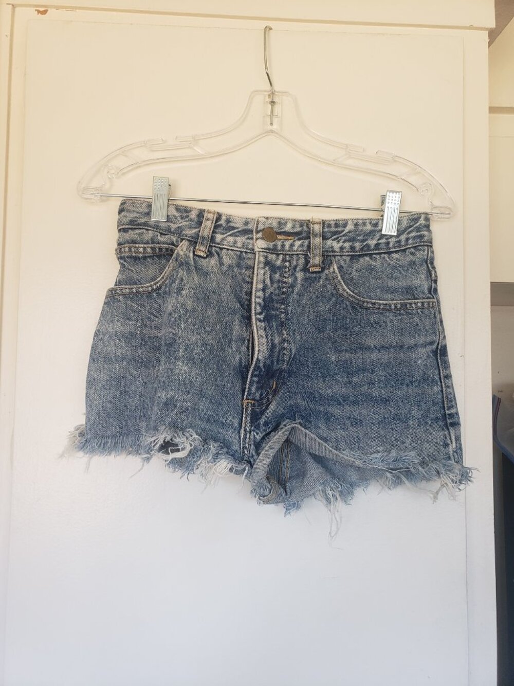 This listing is for a pair of Guess Jean Shorts.